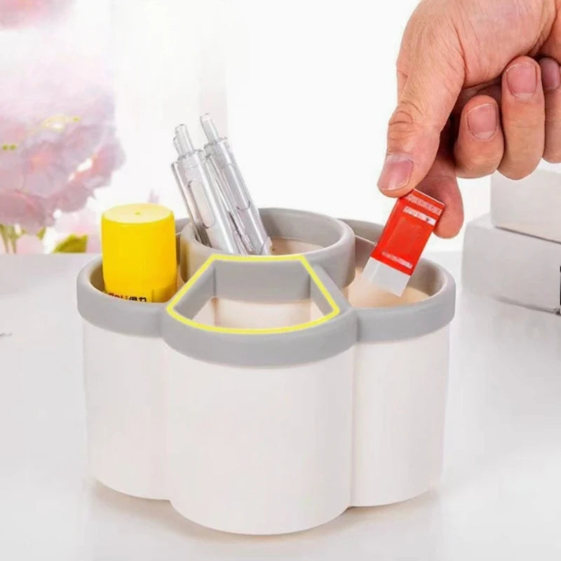 360° Rotating Pen Holder – Large Capacity Desktop Organizer Rotating Desk Organizer Babs