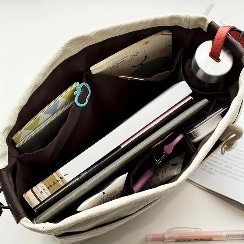 Canvas Cosmetic Bag – Waterproof Multi-Compartment Travel Organizer Cosmetic Travel Bag Babs