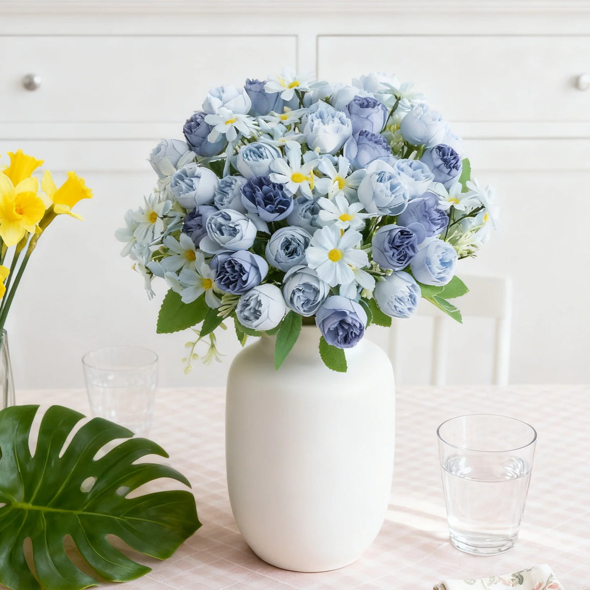 Artificial Silk Rose Bouquet – Wedding & Home Decor Artificial Flower Bouquet Babs