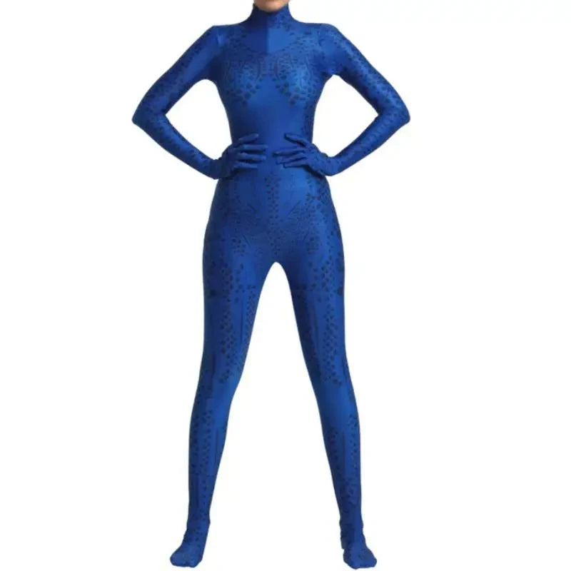 Halloween Superhero Cosplay Bodysuit – Full Coverage Costume Cosplay Bodysuit Babs