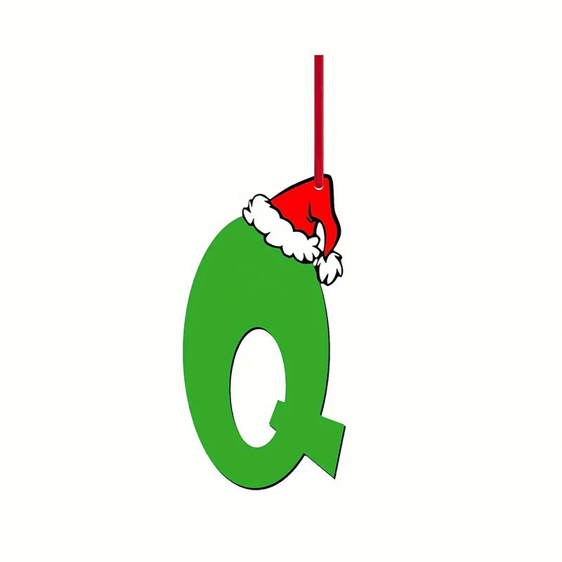 26 Letter Christmas Tree Ornaments – DIY Holiday Décor Set