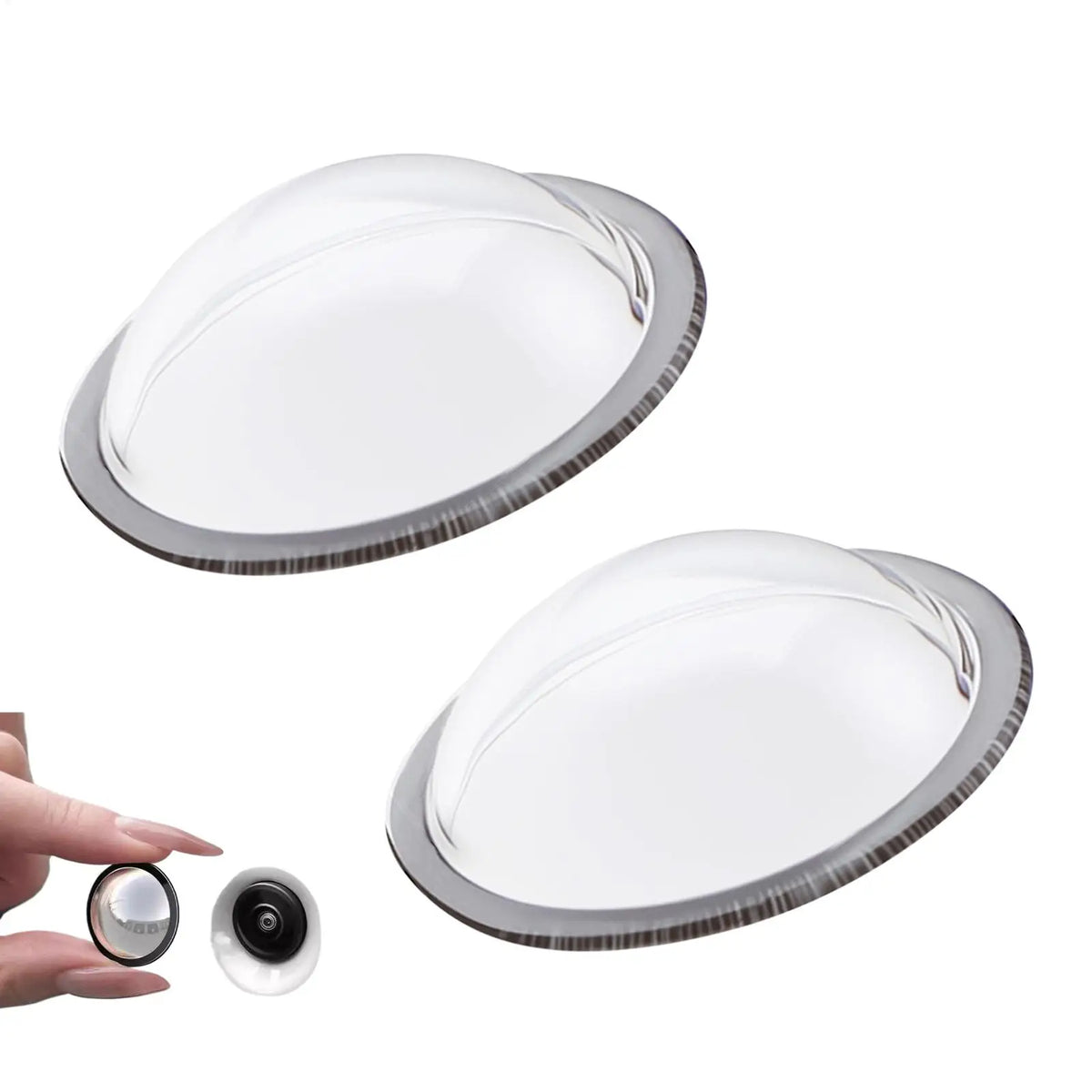 2pcs Car Camera Lens Cover 360° Panoramic HD Scratch Guard Camera Lens Guard Babs