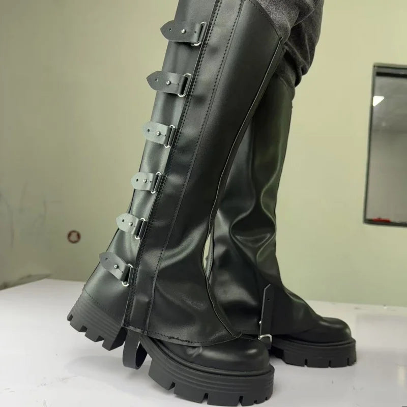 Medieval Leather Leg Shoe Covers – Viking Pirate Cosplay Cosplay Leg Covers Babs Medium China Mainland