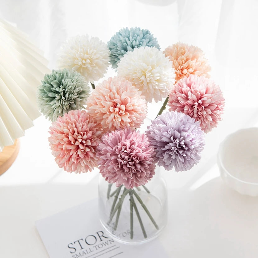Silk Hydrangea Artificial Flowers – Wedding & Home Décor Artificial Flower Bouquet Babs