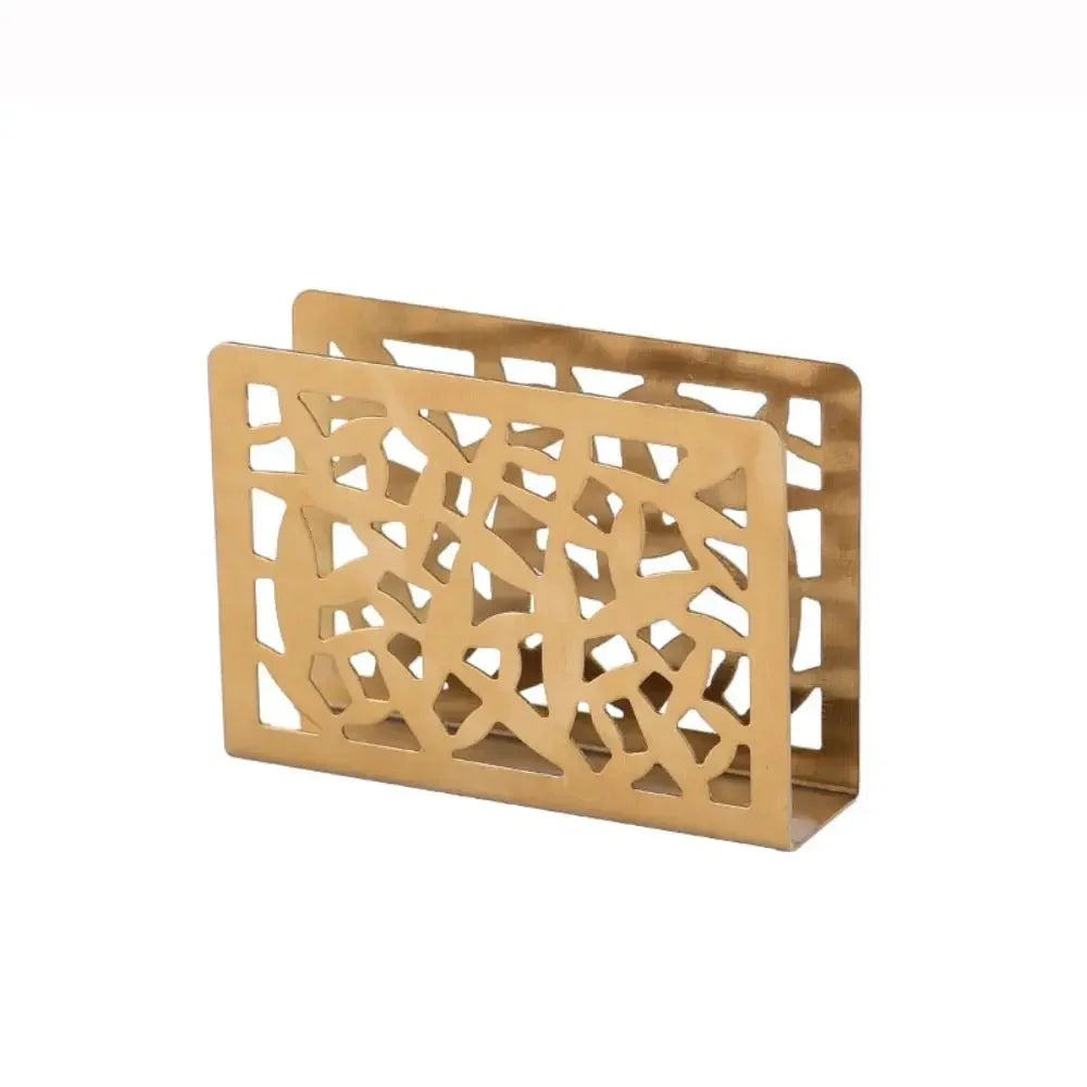 Stainless Steel Vertical Napkin Holder – Silver & Gold Napkin Holder Babs B