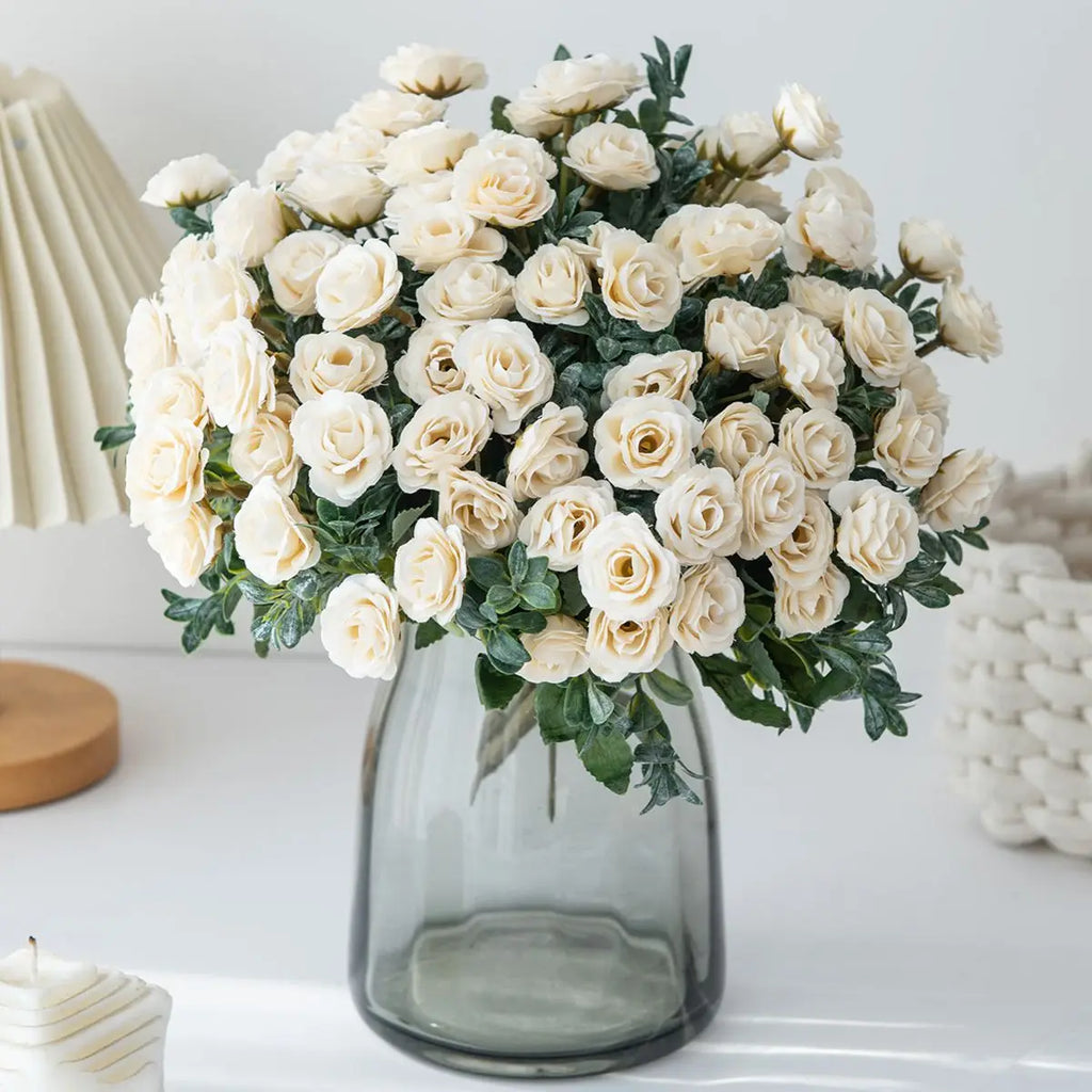 Artificial Silk Rose Bouquet – Wedding & Home Décor Gift Artificial Flower Bouquet Babs