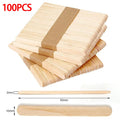 Wooden Popsicle Craft Sticks – 50 or 100 Pack | DIY & Decor Wooden Craft Sticks Babs 100pcs 93mm