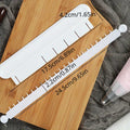 2pc Graduated Fondant Cake Arc Ruler – Decorating Tool Set Cake Decorating Ruler Babs 2pcs