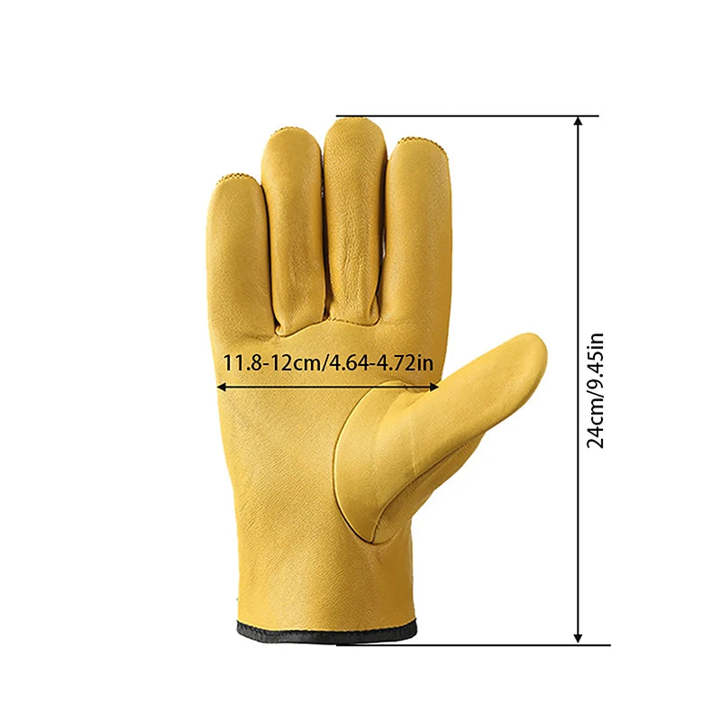 Sheepskin Leather Work Gloves – Welding, Garden & Motorcycle Leather Work Gloves Babs