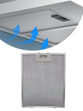 Range Hood Grease Filter Metal Mesh 305x267x9mm Kitchen Vent Range Hood Filter Babs Default Title