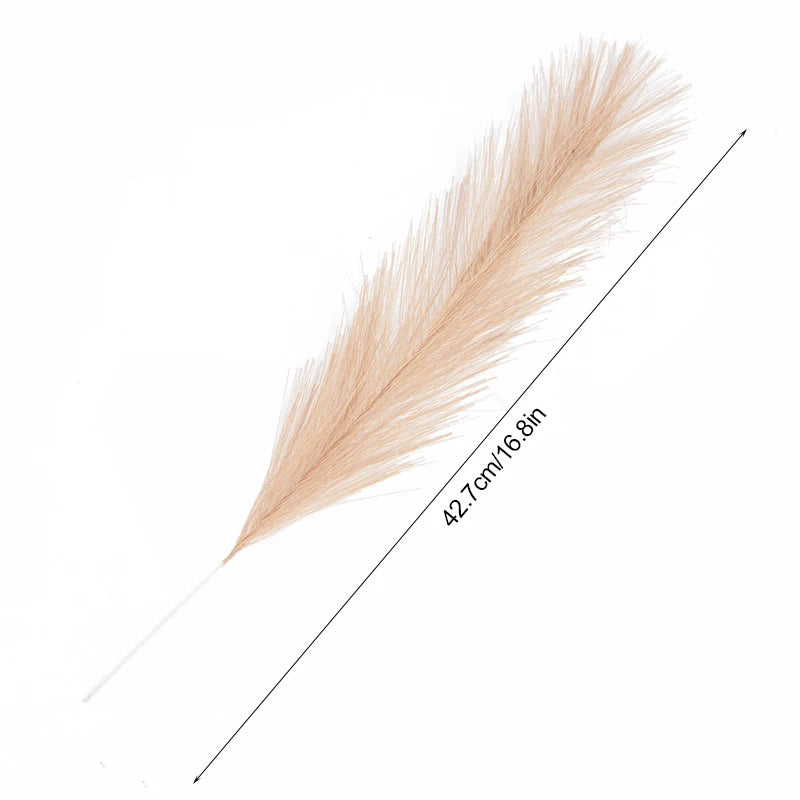 Artificial Pampas Grass Bouquet 15/30Pcs – 43cm Silk Reed Artificial Flower Bouquet Babs