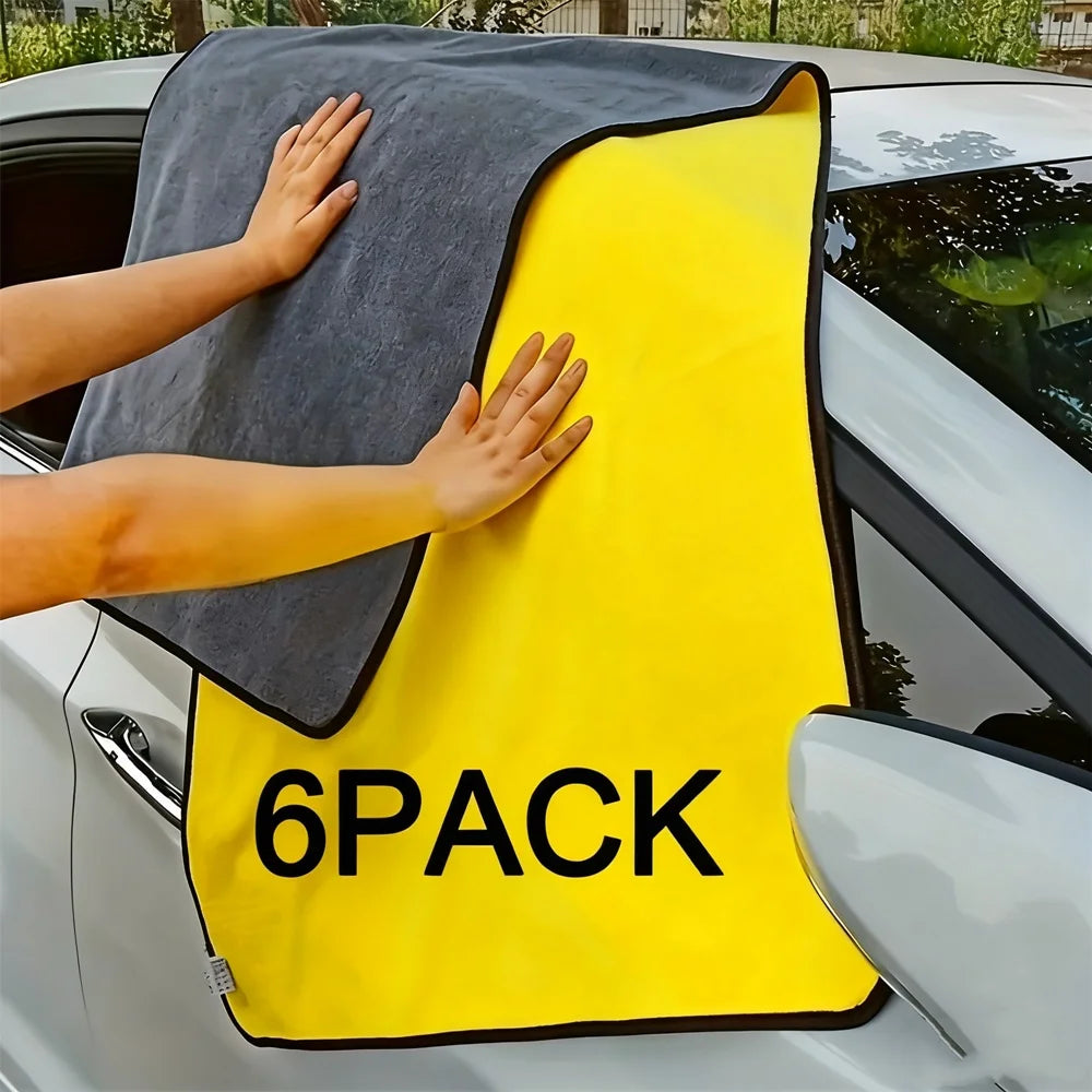 6-Pack Microfiber Cleaning Cloths – Car & Home Drying Towels Microfiber Cleaning Cloths Babs