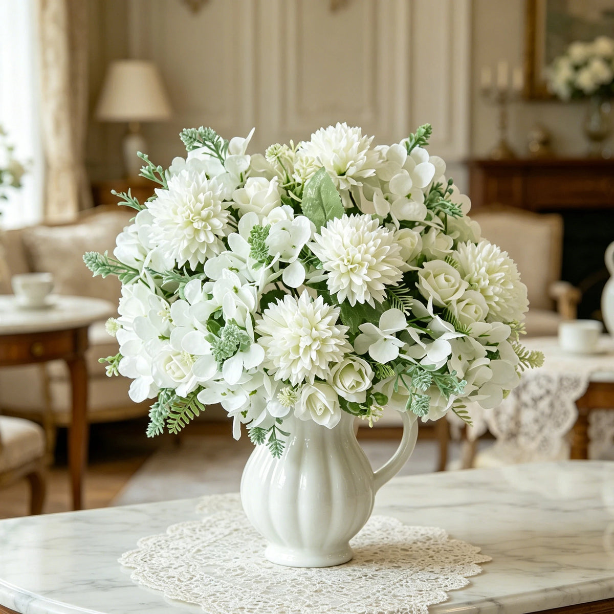 Artificial Silk Rose Bouquet – Wedding & Home Décor Artificial Silk Flowers Babs