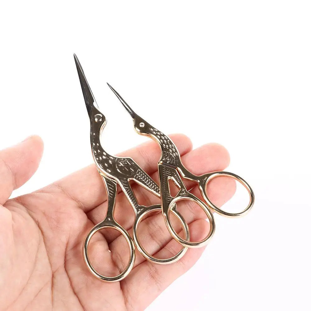 Vintage Bird Crane Embroidery Scissors – Stainless Steel Tailor Shears Embroidery Scissors Babs