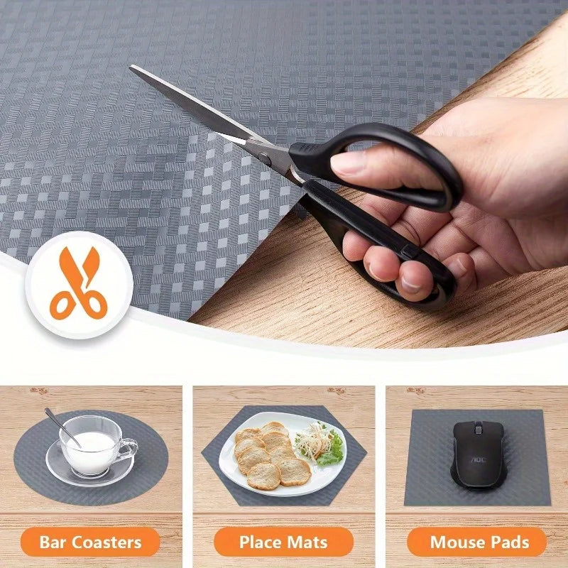 EVA Waterproof Shelf Liner for Kitchen Cabinets & Drawers Kitchen Shelf Liner Babs