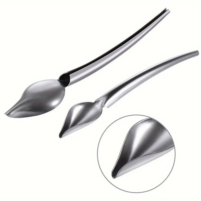 Stainless Steel Drizzle Spoon – Reusable Decorating Drawing Spoon Decorating Spoon Babs