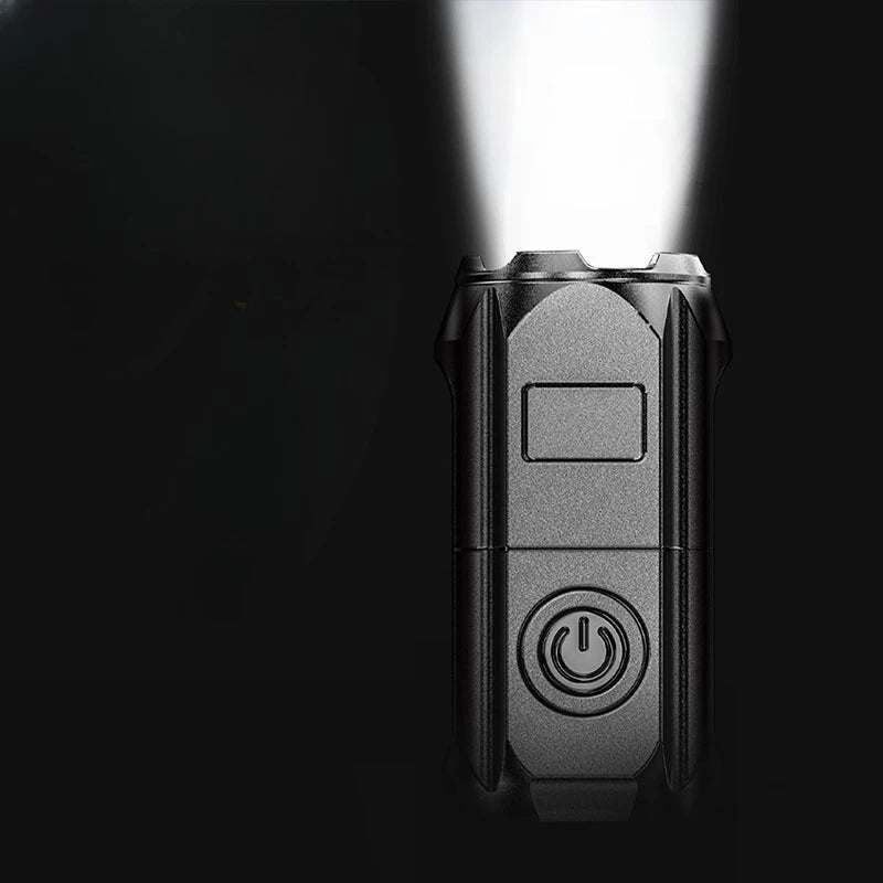2-Pack Rechargeable Zoomable LED Flashlight – 50–100m Beam LED Flashlight Set Babs