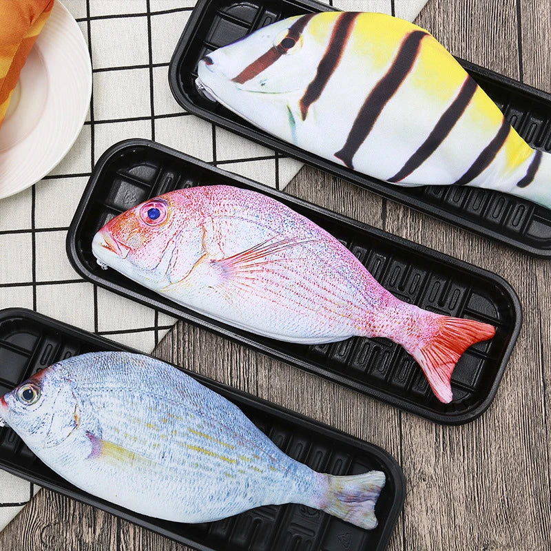 Kawaii Fish Pencil Case – Large Capacity Zipper Stationery Bag Kawaii Pencil Case Babs