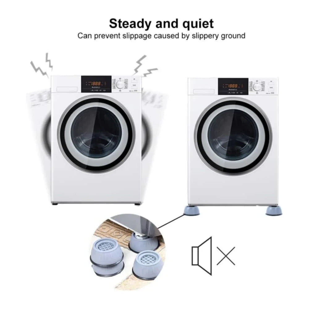 Anti-Vibration Feet Pads for Washer & Dryer – 4/8 Pcs TPU Appliance Feet Pads Babs