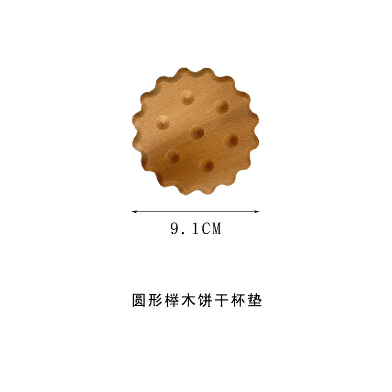 Cute Cookie Biscuit Shape Acrylic Coaster | Fun Gift Idea Novelty Drink Coaster Babs A