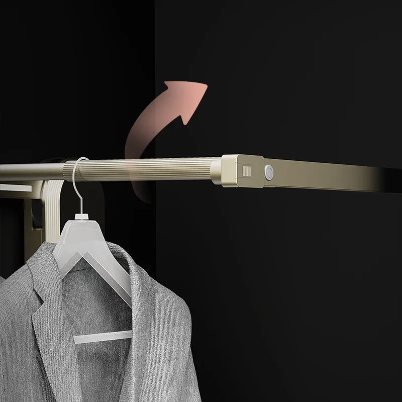Electric Lifting Clothes Rack – Telescopic Wardrobe Closet Organizer Electric Clothes Rack Babs