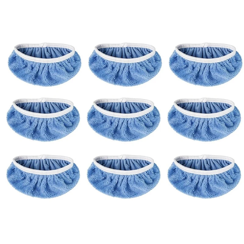 Reusable Washable Mop Pads – Dry & Wet Floor Cleaning Refills Washable Mop Pads Babs 9Pcs