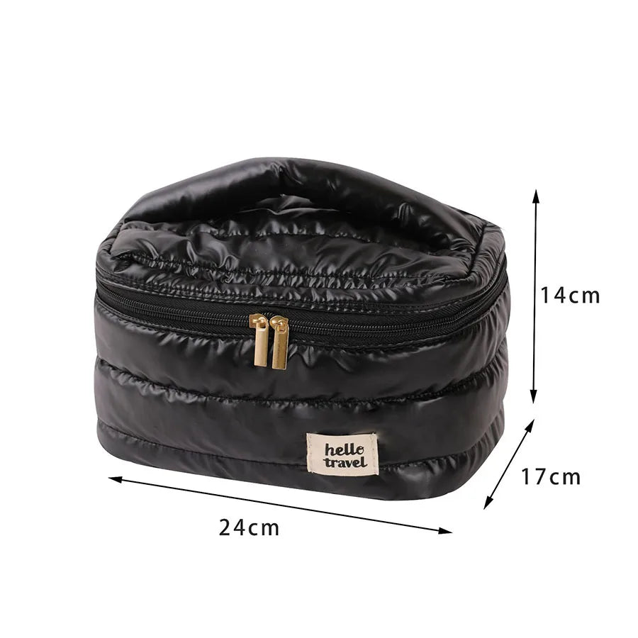 Large Waterproof Makeup Bag – Travel Cosmetic Toiletry Pouch Makeup Cosmetic Bag Babs