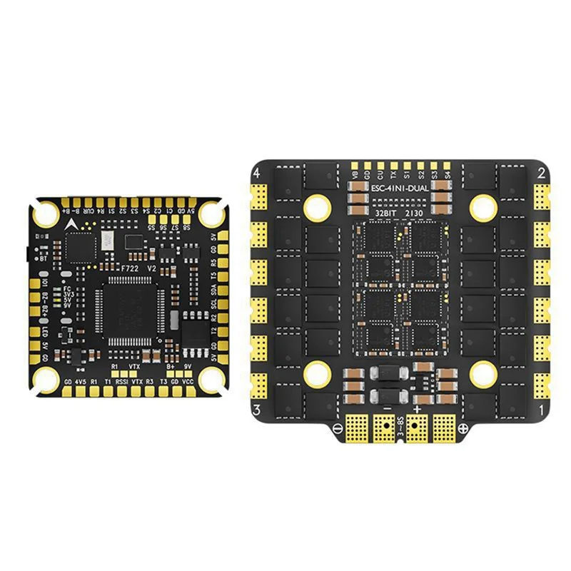 F722 V2 Flight Controller 80A AM32 ESC FPV Stack 8S FPV FC ESC Stack Babs As Shown NONE