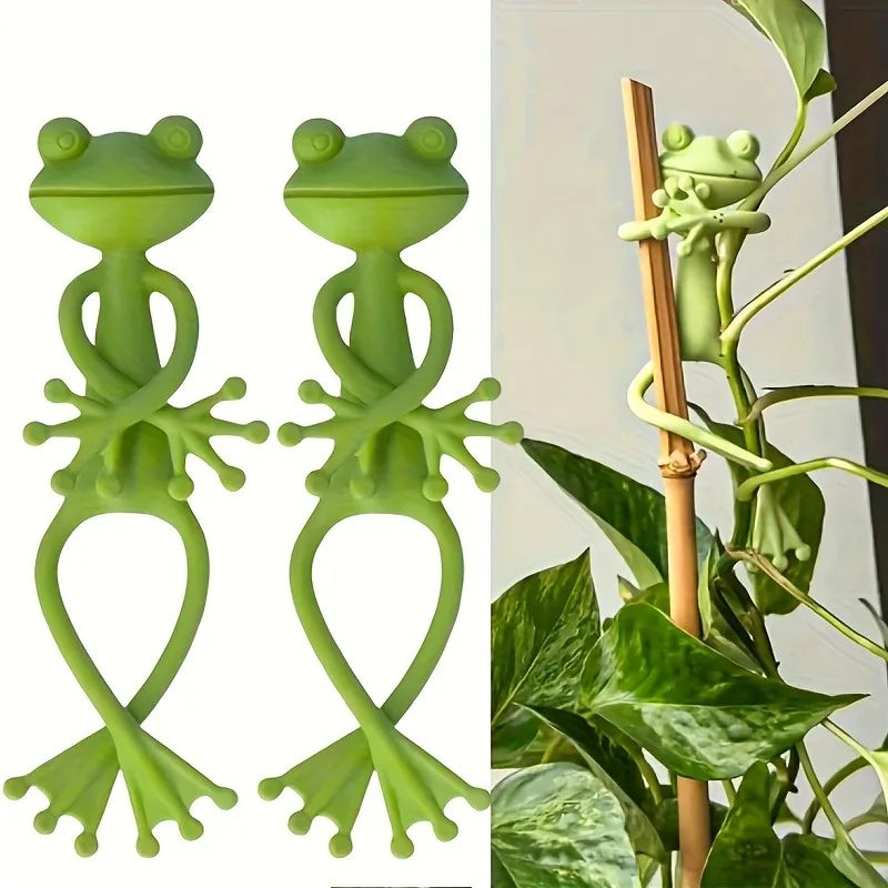 5-Pack Green Frog Plant Stands for Small Potted Plants Plant Stand Set Babs
