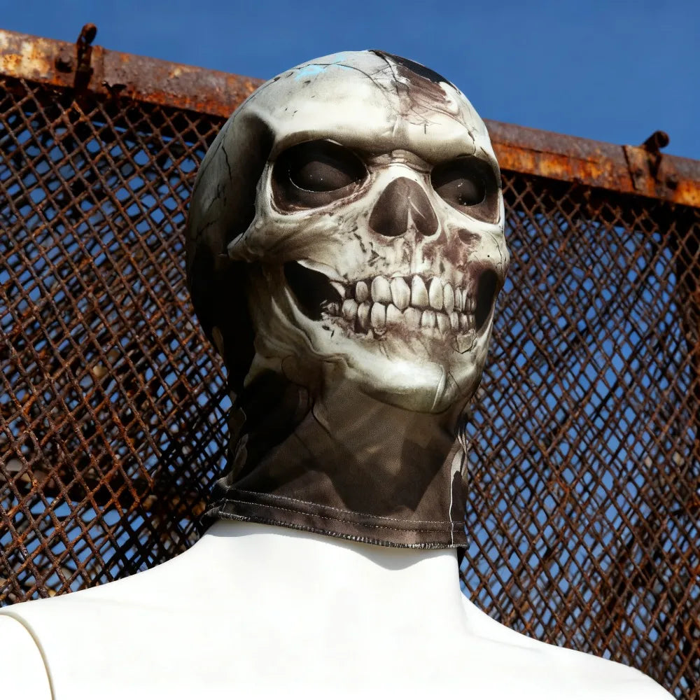 3D Skull Mask – Breathable Mesh Halloween Cosplay Costume Halloween Costume Mask Babs