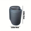 Leather Car Door Cup Holder & Back Seat Drink Organizer Car Cup Holder Babs Black