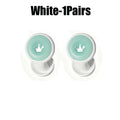 Glow Silicone Sleep Earplugs for Side Sleepers | CE Certified Sleep Earplugs Babs White
