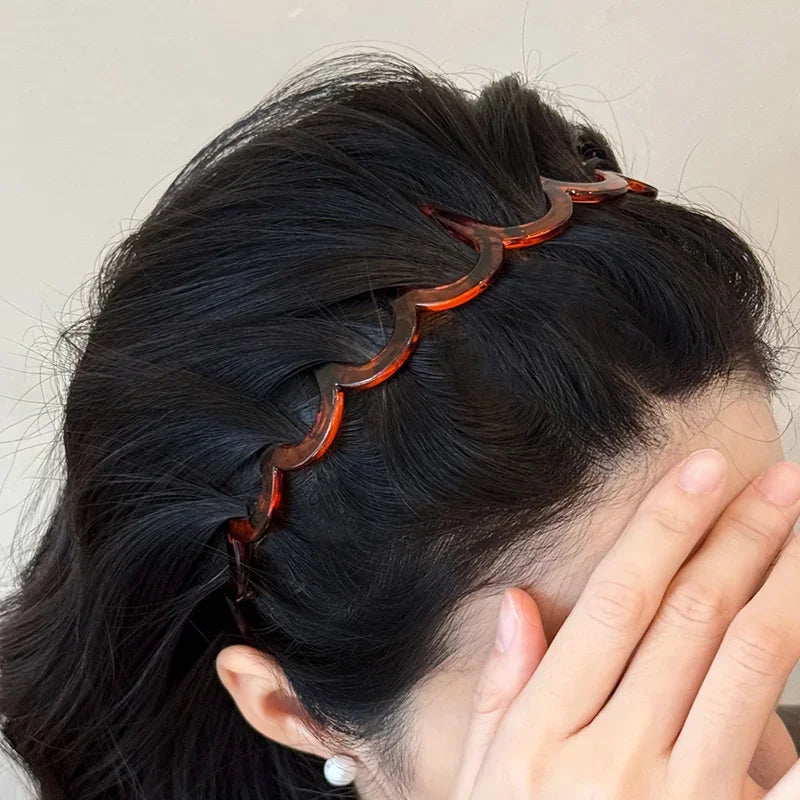 Wave Headbands for Women – Non-Slip Toothed Hair Bands Hair Headband Babs