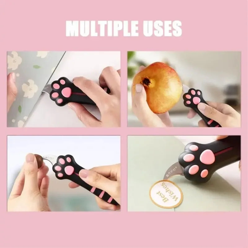 Mini Cat Paw Utility Knife – Cute Box Cutter for Crafts Utility Knife Babs