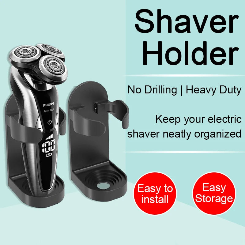 Self-Adhesive Razor Holder – No-Drill Wall Mount for Shaver Razor Wall Holder Babs