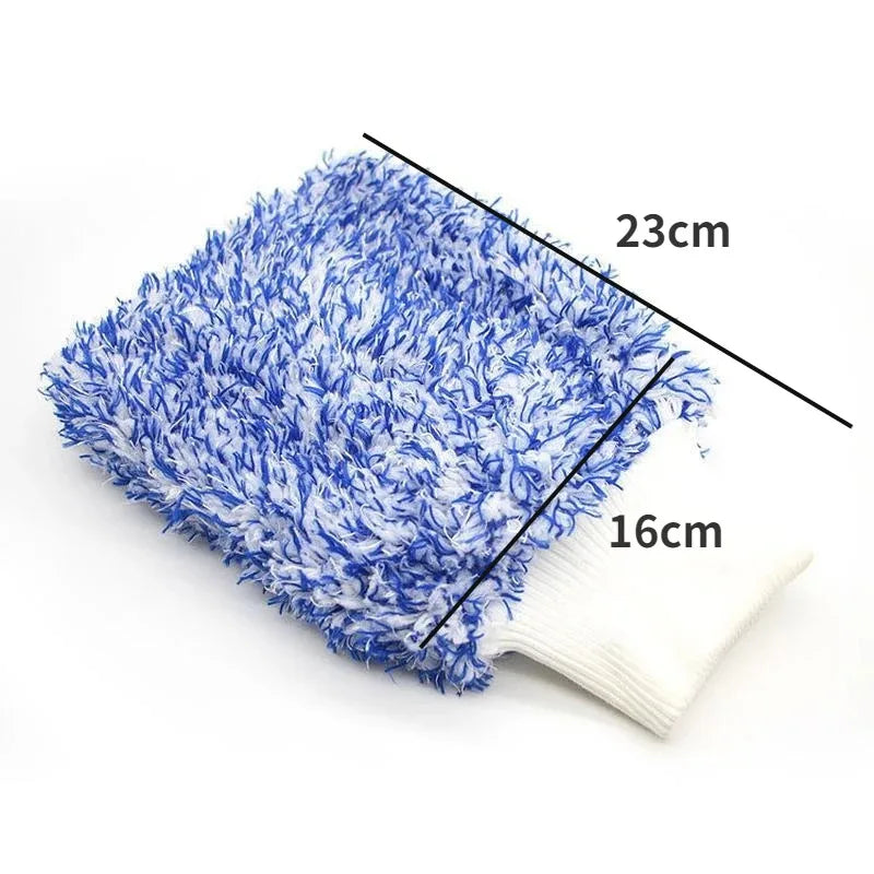 Microfiber Car Wash Gloves – Scratch-Free High Density Car Wash Gloves Babs