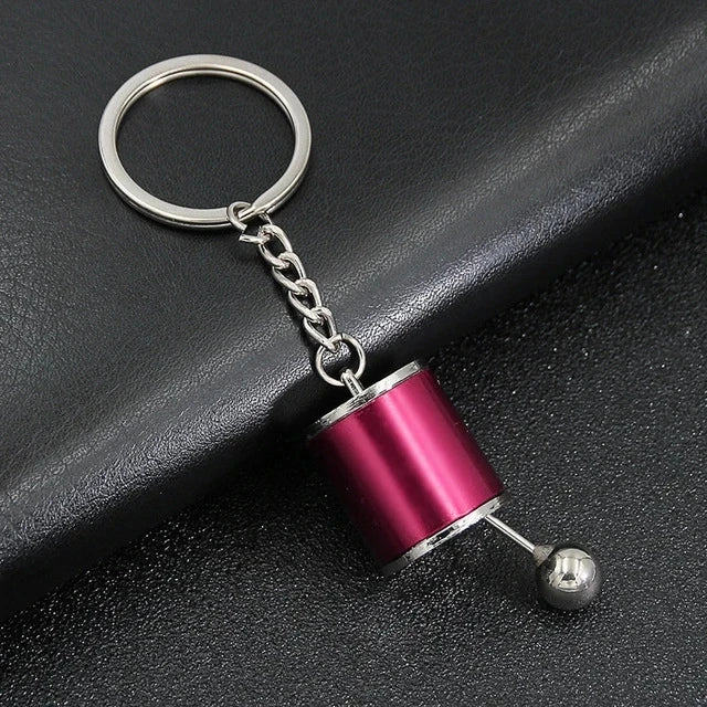 Mini Turbo Turbocharger Spinning Keychain – Car Key Ring Gift Turbo Keychain Babs Red A