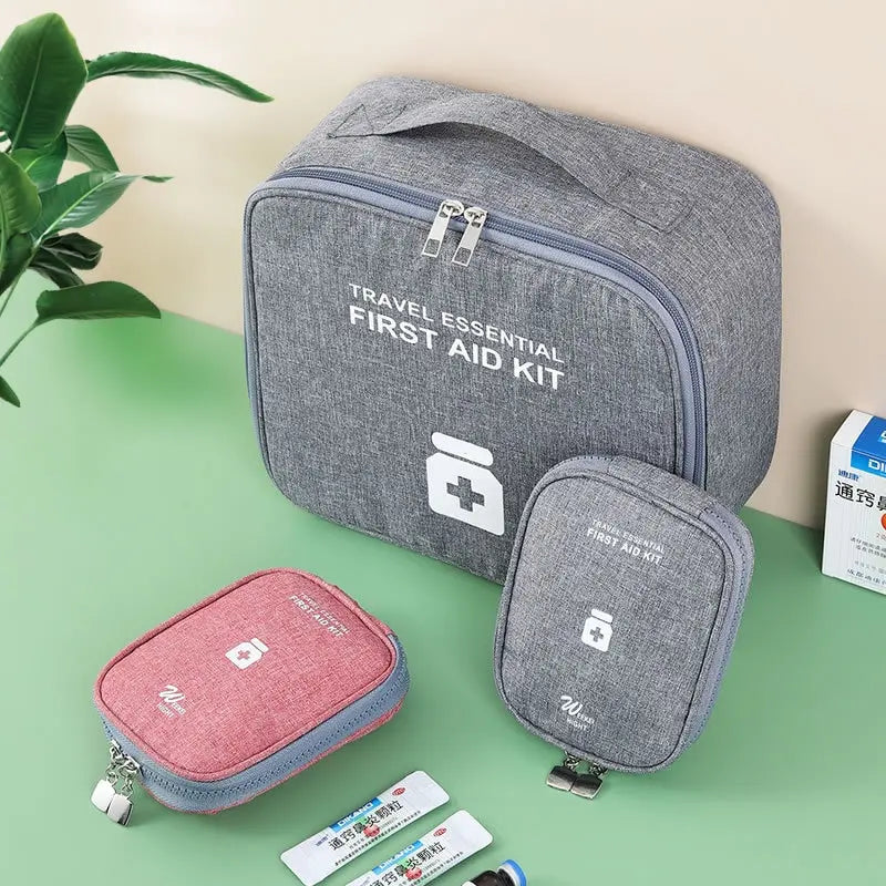 Family First Aid Kit Bag – Large Capacity Travel & Home Organizer First Aid Kit Bag Babs
