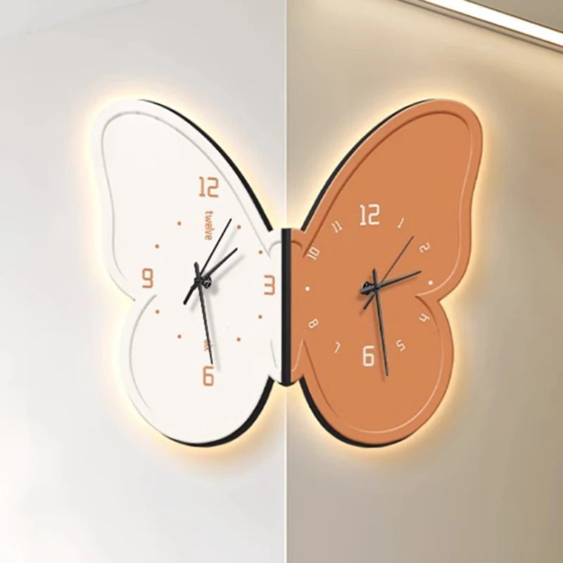 Oeny Luminous Nordic Wall Clock | Modern Noiseless Design Decorative Wall Clock Babs