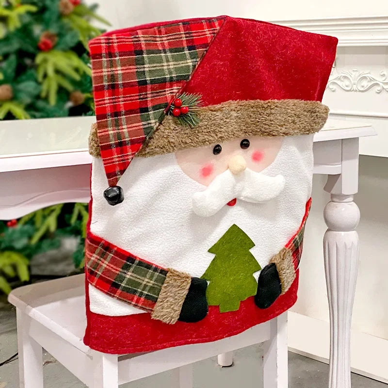 Christmas Dining Chair Back Covers – Festive Slipcovers 1–8 Pcs Chair Back Slipcover Babs