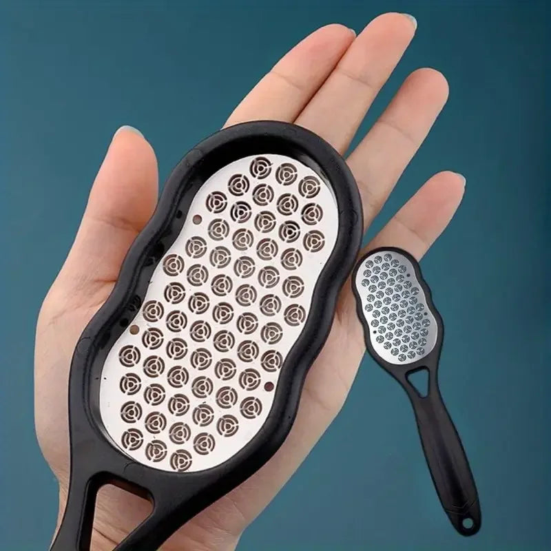 Stainless Steel Foot File & Callus Remover | Dual Grit Pedicure Foot File & Rasp Babs