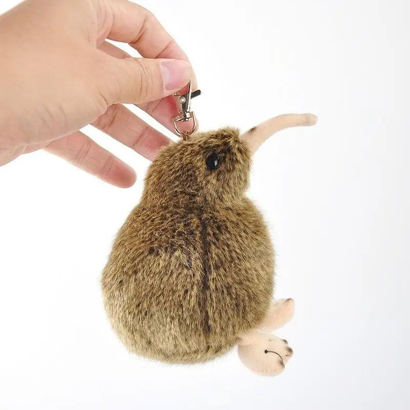 12cm Kiwi Bird Plush Toy Stuffed Animal Keychain Gift Plush Keychain Toy Babs 1pc