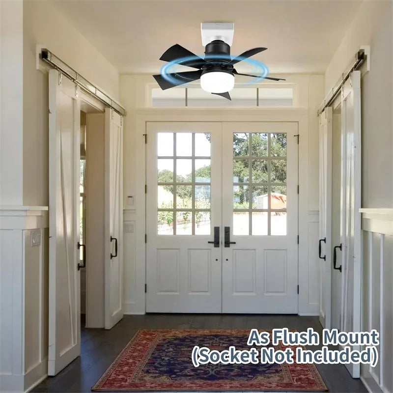 Modern LED Ceiling Fan Light with Remote Control | Dimmable LED Ceiling Fan Light Babs