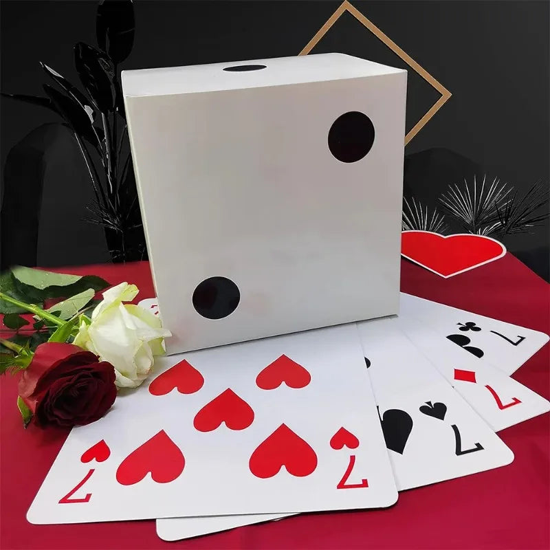 28cm Casino Dice Paper Gift Box – Party Decoration Supply Party Gift Box Babs