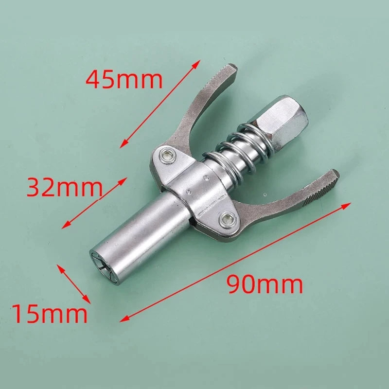 Grease Gun Coupler 10000 PSI NPT 1/8 – Heavy-Duty Stainless Steel Grease Gun Coupler Babs