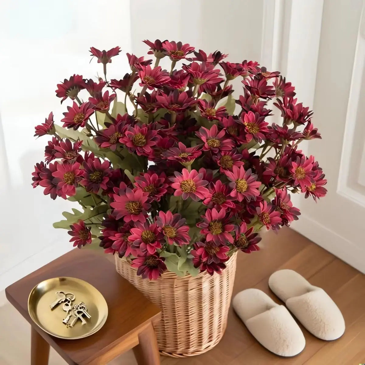 Small Daisy Silk Artificial Flowers – Wedding & Home Décor Artificial Silk Flowers Babs