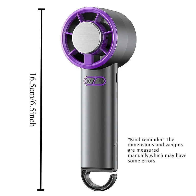 USB Handheld Mini Cooling Fan – 5 Speed Foldable Type-C Handheld Cooling Fan Babs