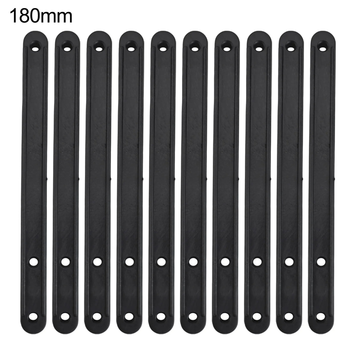 10pcs Plastic Drawer Slides 180/235/298mm – Furniture Guide Rails Drawer Slides Babs Black-180mm