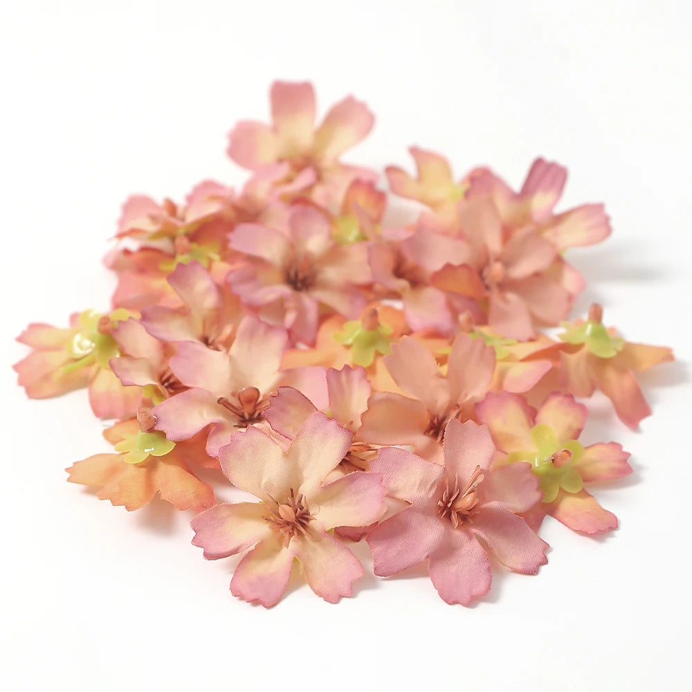50/100Pcs Silk Artificial Rose Heads – Wedding & Home Decor Artificial Flower Heads Babs 12 50Pcs