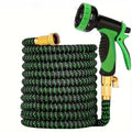 Expandable Garden Hose 3X | 10 Spray Patterns & Brass Connectors Expandable Garden Hose Babs GREEN 25FT
